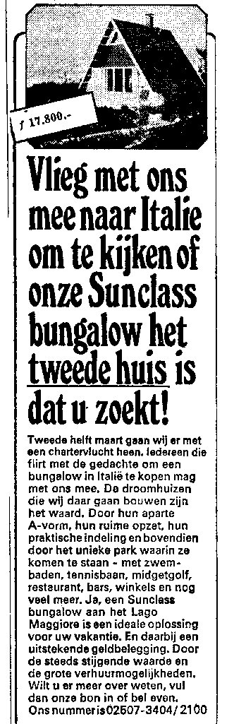 Park-verkoop-advertentie Park-verkoop-advertentie